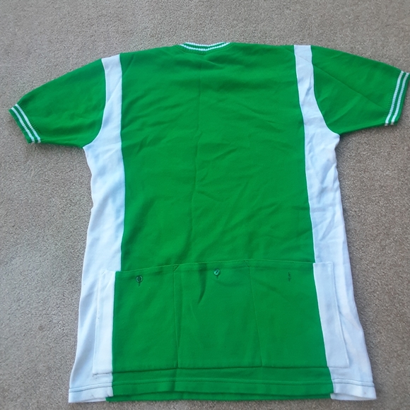 Vintage 1970s Acrylic Cycling Jersey By Valsport, 3 Rear Cargo Pockets, NOSWOT - Picture 4 of 8